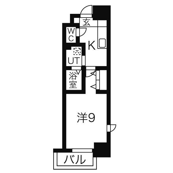 リシュドール鶴舞公園の物件間取画像