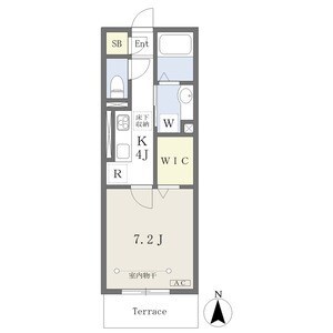 鳴子北駅 徒歩1分 3階の物件間取画像