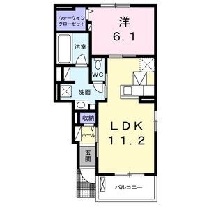 ル・リアンII　Westの物件間取画像