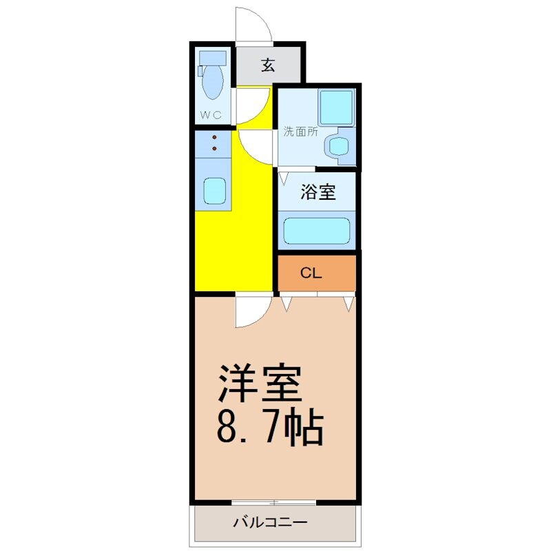 CENT FORCE YOBITSUGI　北棟の物件間取画像