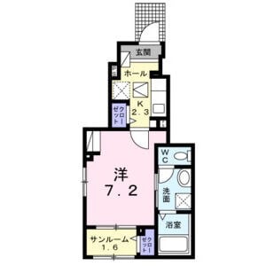 メゾン23の物件間取画像