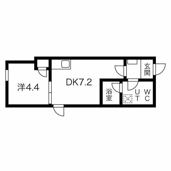 レスペデザ道徳の物件間取画像