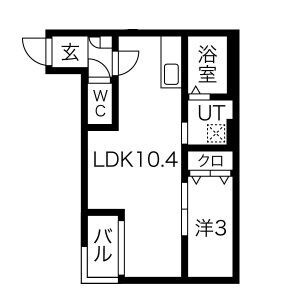 柴田駅 徒歩7分 3階の物件間取画像