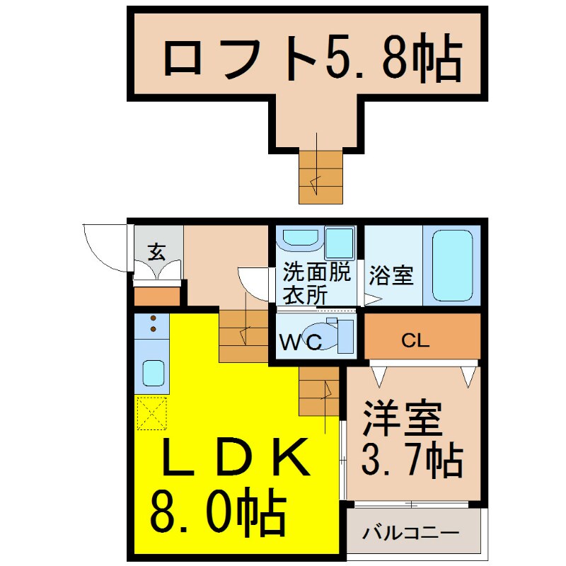 i-smart 1の物件間取画像