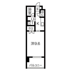 新瑞橋駅 徒歩5分 9階の物件間取画像