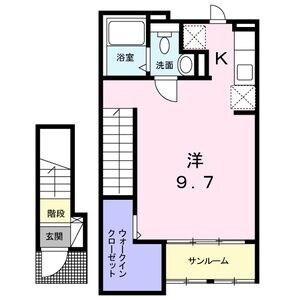 メゾン・ジョワエイトの物件間取画像
