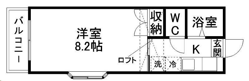 サリューベルの物件間取画像