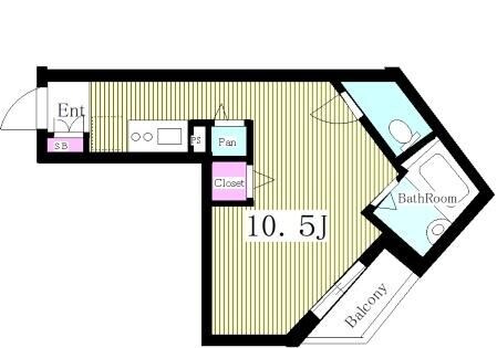 ルネサンスコート文京江戸川橋の物件間取画像