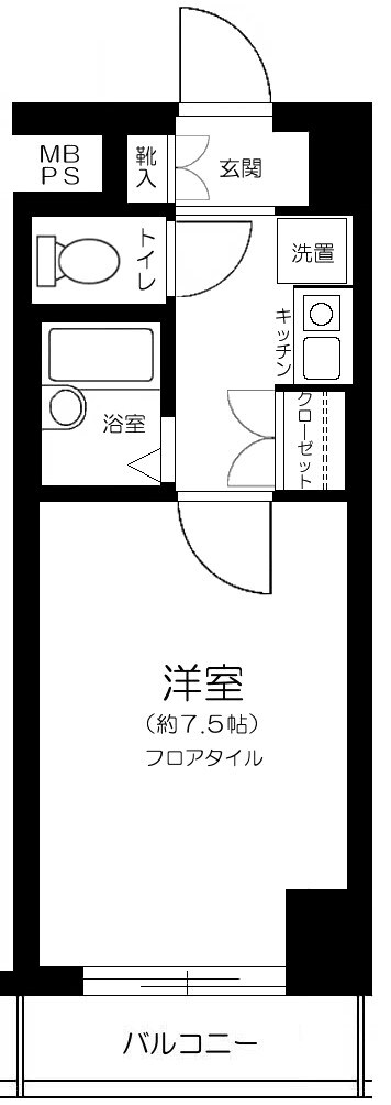 エクセリア文京池之端の物件間取画像