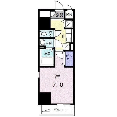 パルティール・アサクサの物件間取画像