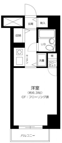 グリーンプラザ東あずまの物件間取画像