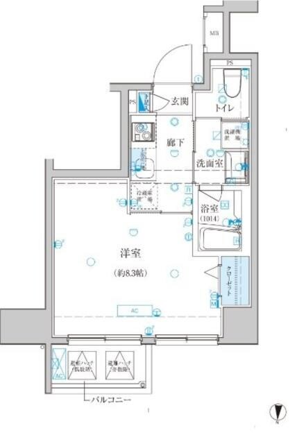 ベルシード森下の物件間取画像