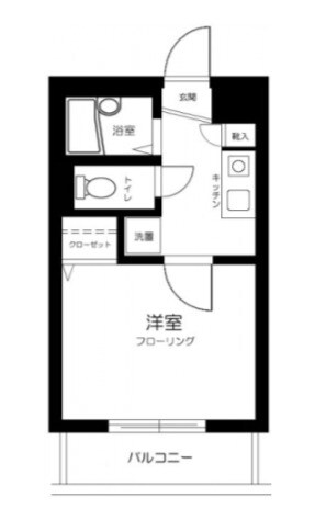 スカイコート東日本橋の物件間取画像