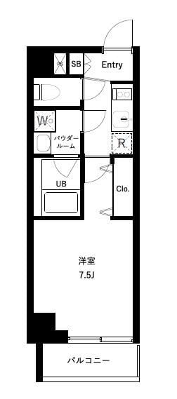 オーキッドレジデンス上野稲荷町Ⅱの物件間取画像