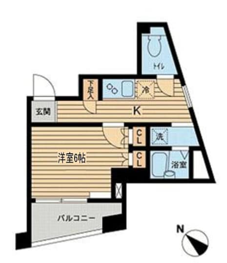 エスティメゾン千駄木の物件間取画像