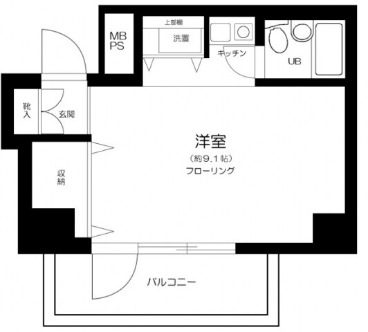 浅草スカイレジテルの物件間取画像