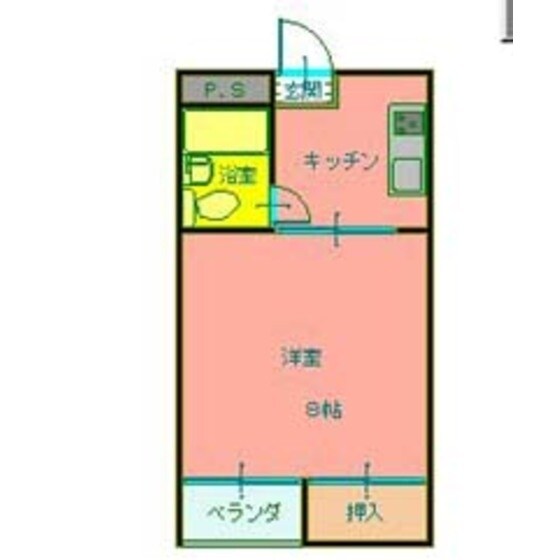 コーポ小西８の物件間取画像