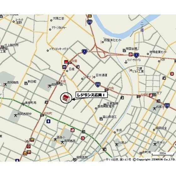 レジデンス高岡Ⅰの物件外観写真