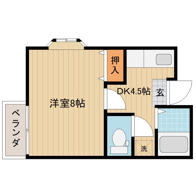 シナモンの物件間取画像
