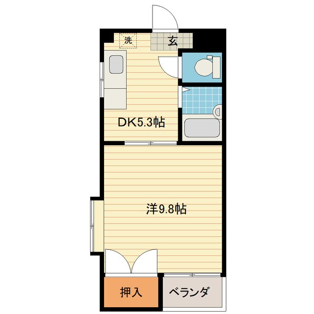 ミラクルの物件間取画像