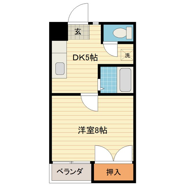 ハッピネスの物件間取画像