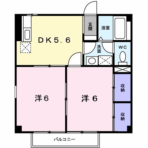 クレセントの物件間取画像