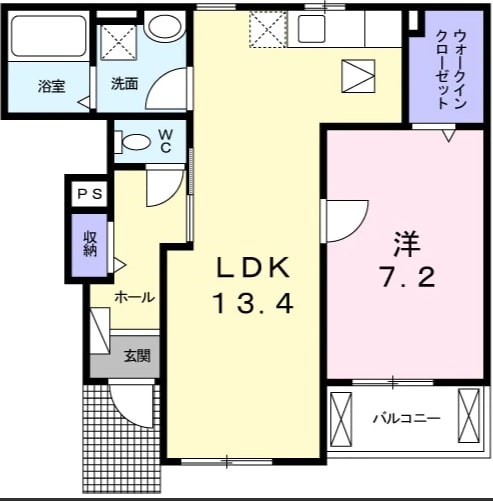 阿南駅 徒歩25分 1階の物件間取画像