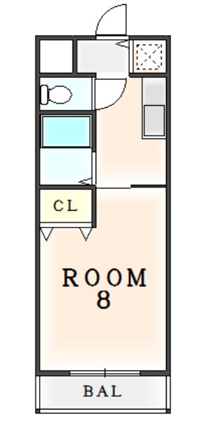 二軒屋駅 徒歩25分 3階の物件間取画像