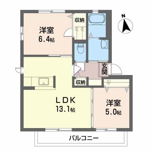 阿波中島駅 徒歩8分 2階の物件間取画像