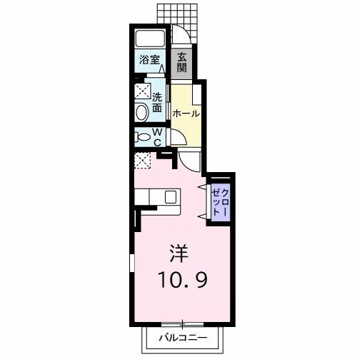 立江駅 徒歩17分 1階の物件間取画像