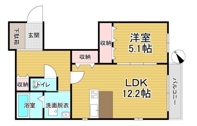 サンミッシェルの物件間取画像