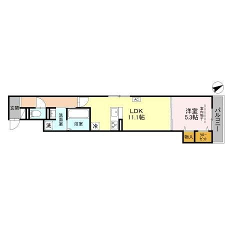 メゾン・ド・プレールの物件間取画像