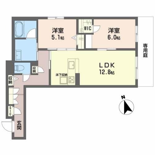 シャーメゾン鴫野東三の物件間取画像