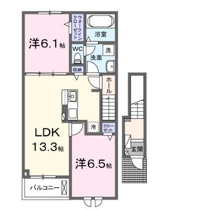 ローズマリーの物件間取画像