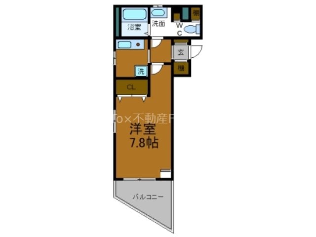 寺田町駅 徒歩6分 5階の物件間取画像