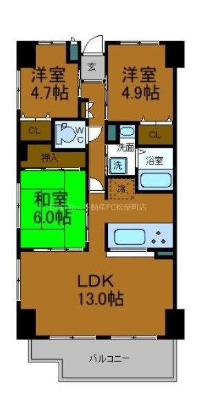 大正駅 徒歩6分 4階の物件間取画像