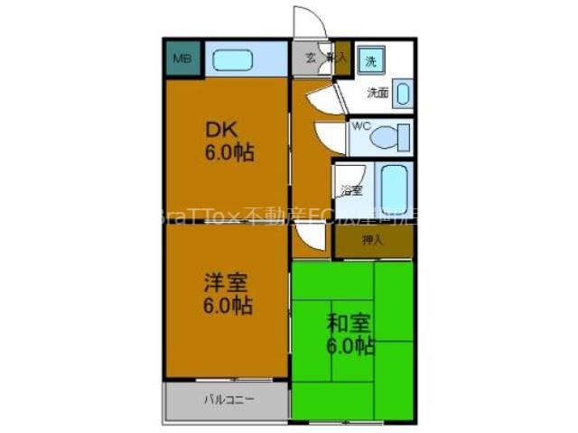 大国町駅 徒歩3分 3階の物件間取画像