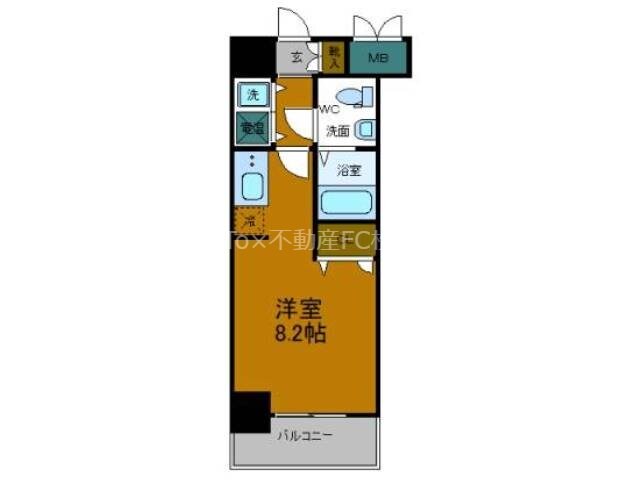 大正駅 徒歩5分 12階の物件間取画像