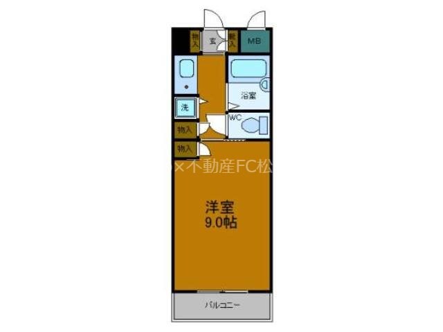 桜川駅 徒歩9分 2階の物件間取画像