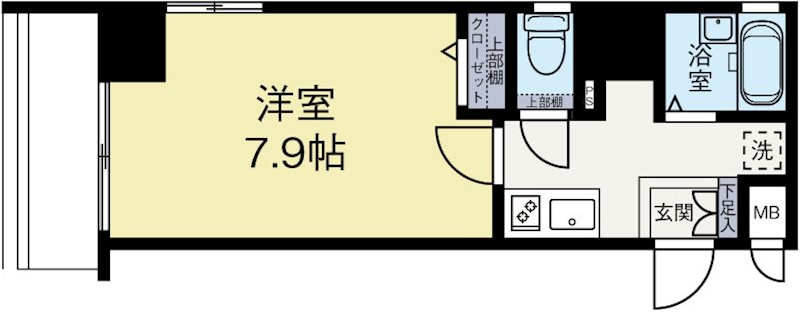 博多駅 徒歩7分 6階の物件間取画像