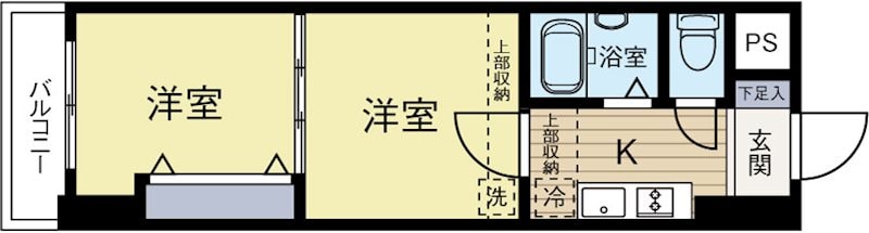 博多駅 徒歩3分 12階の物件間取画像