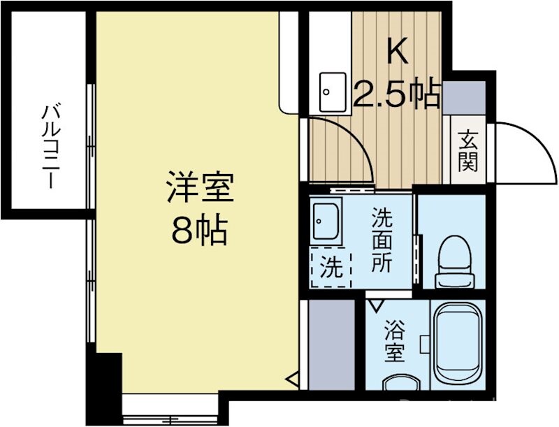 薬院駅 徒歩4分 10階の物件間取画像