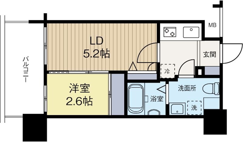 グランフォーレ呉服町の物件間取画像