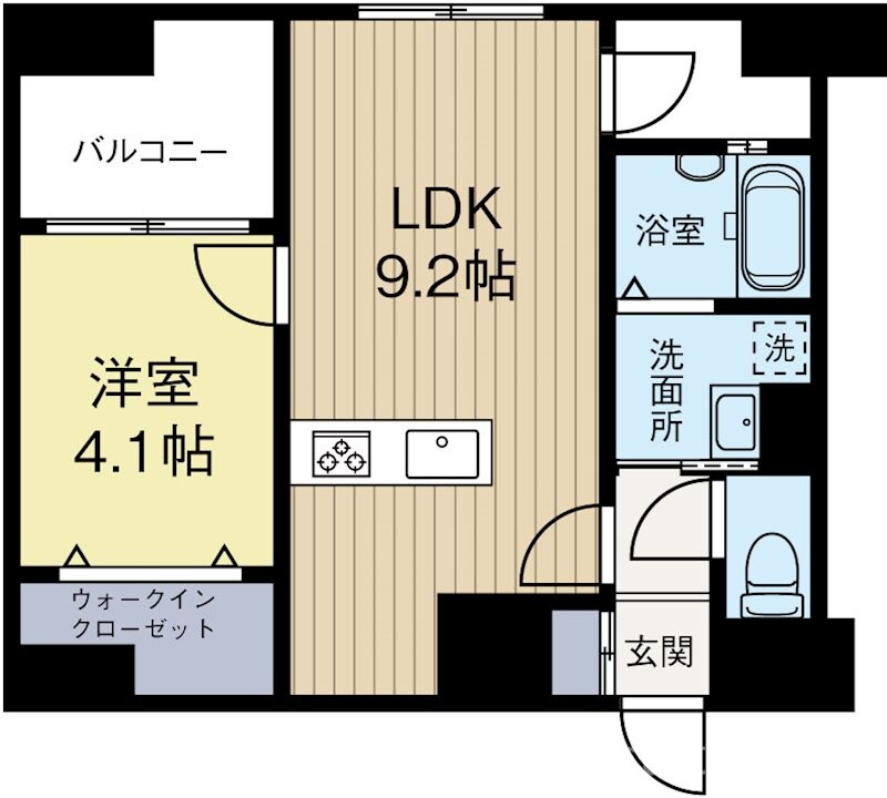 東比恵駅 徒歩18分 3階の物件間取画像