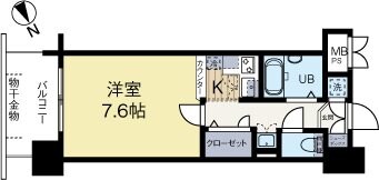 エンクレスト天神2の物件間取画像