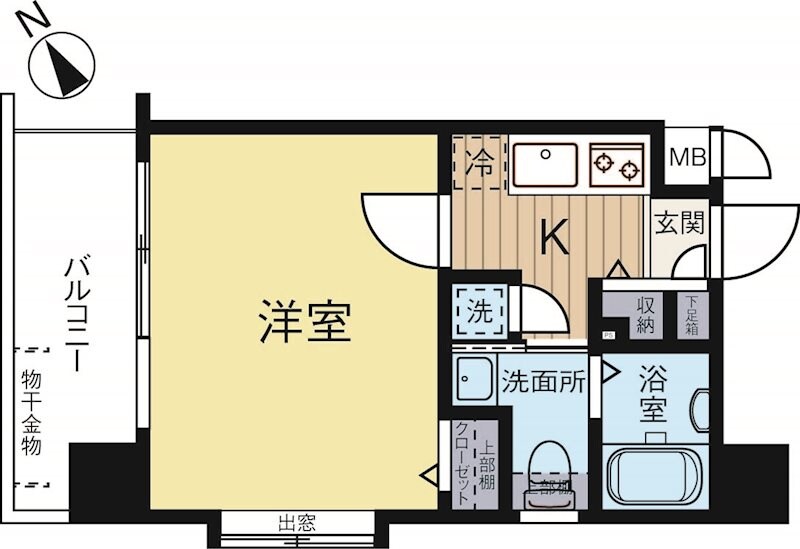 博多駅 徒歩15分 4階の物件間取画像