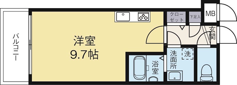 エクセレンシア天神の物件間取画像