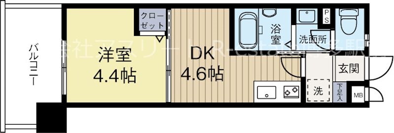 薬院駅 徒歩6分 5階の物件間取画像