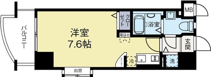 エンクレスト天神東の物件間取画像