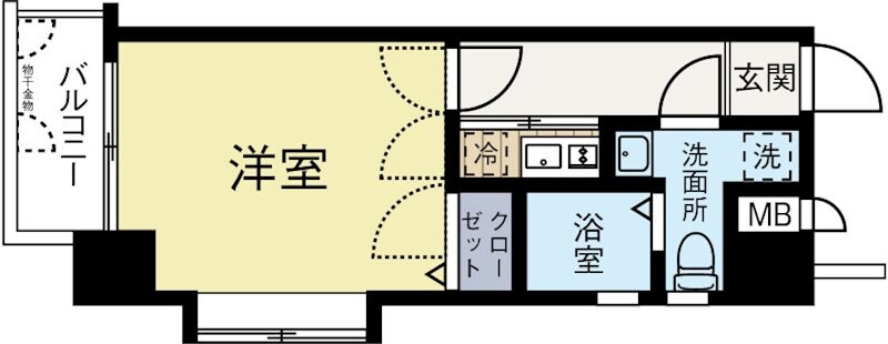 赤坂駅 徒歩10分 10階の物件間取画像